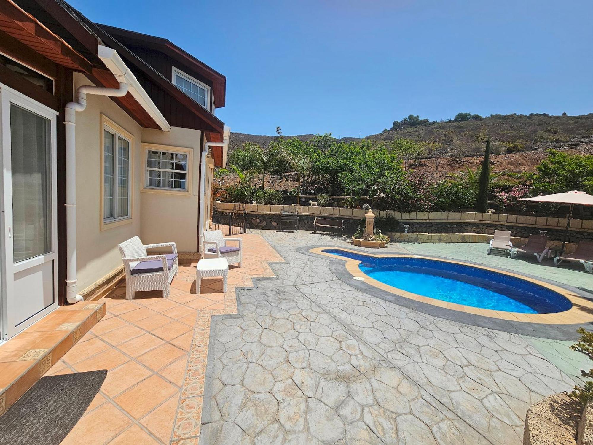 Villa Carlitos Vistas Al Mar Y A La Montana Costa Adeje  Bagian luar foto
