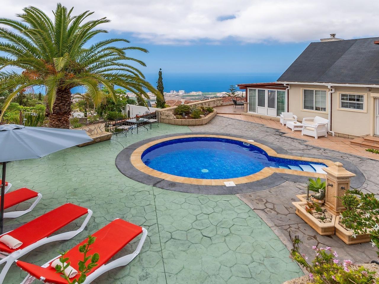 Villa Carlitos Vistas Al Mar Y A La Montana Costa Adeje  Bagian luar foto