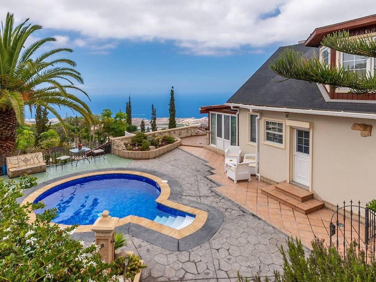 Villa Carlitos Vistas Al Mar Y A La Montana Costa Adeje  Bagian luar foto